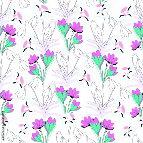 seamless floral pattern