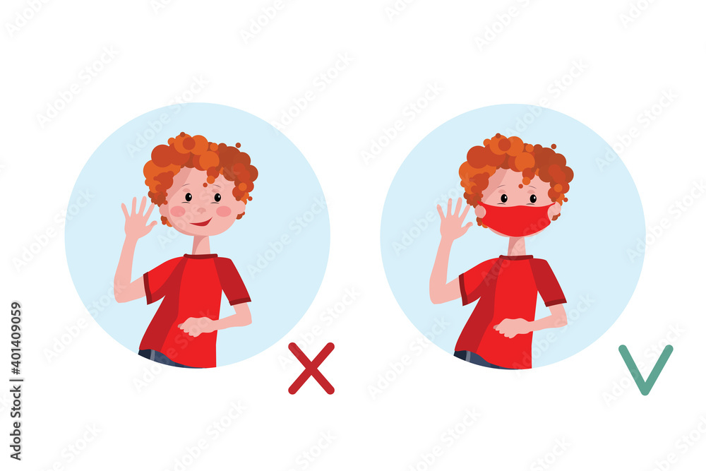 A mask is required. Entry without a mask is prohibited. Male guy with a medical mask and no mask. A mask is required. Entry without a mask is prohibited. Male guy with a medical mask and no mask.