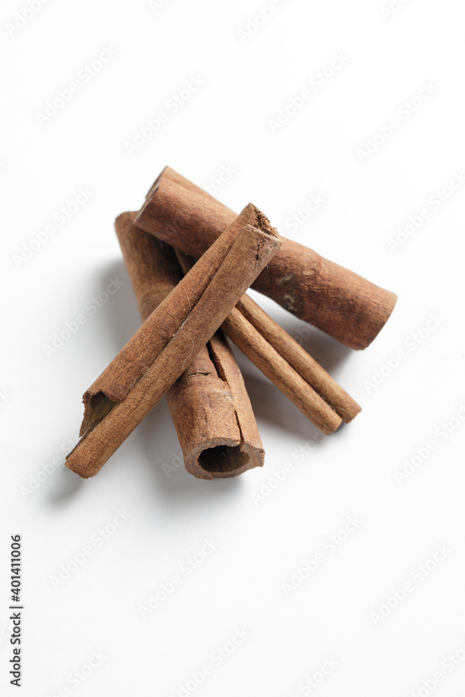 cinnamon sticks isolated on white cinnamon sticks isolated on white