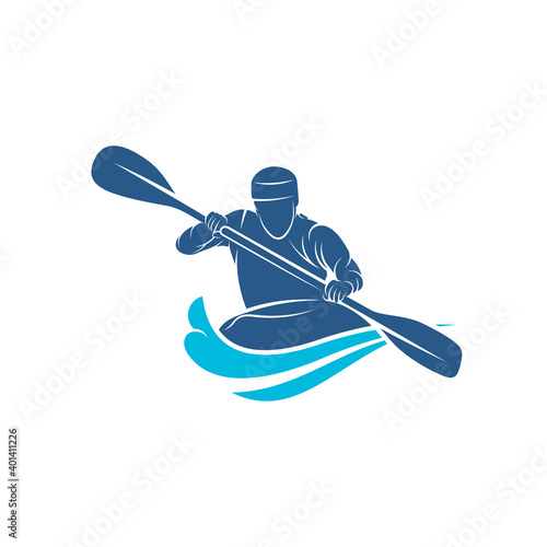 Rafting design vector illustration, Creative Rafting logo design concepts template, icon symbol