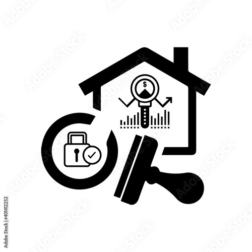 House certification services - Vector icon