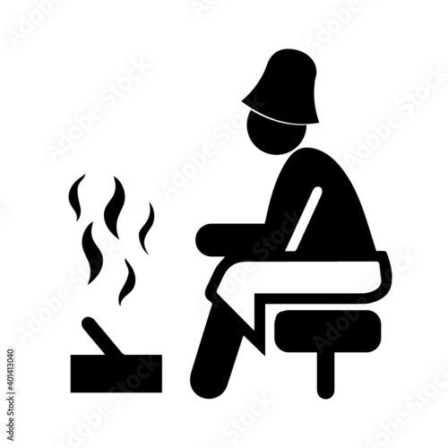 bathhouse line icon