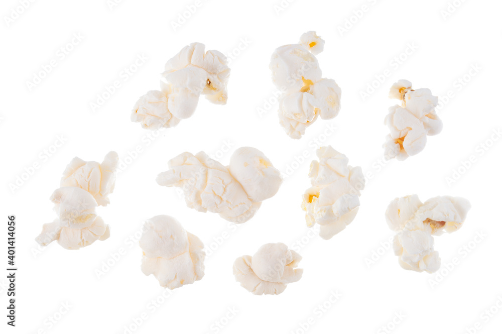 Pop corn collection set isolated on white background Pop corn collection set isolated on white background
