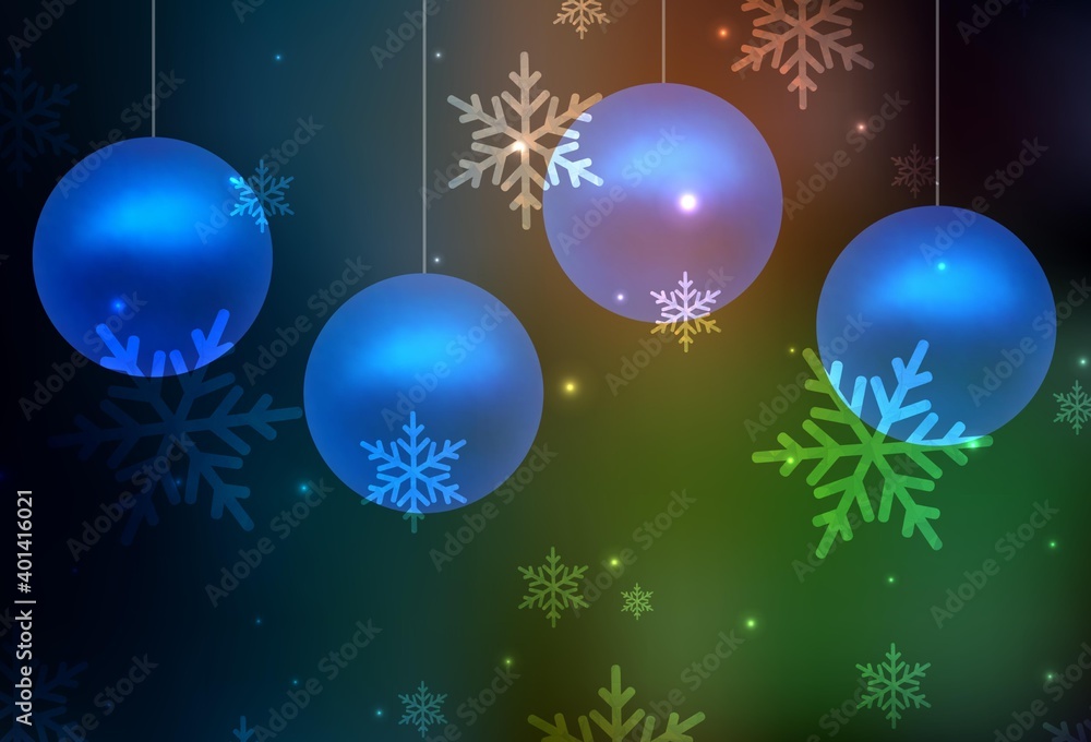 Dark Green, Red vector pattern in Christmas style. Dark Green, Red vector pattern in Christmas style.