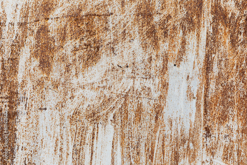 Texture of old painted rust...