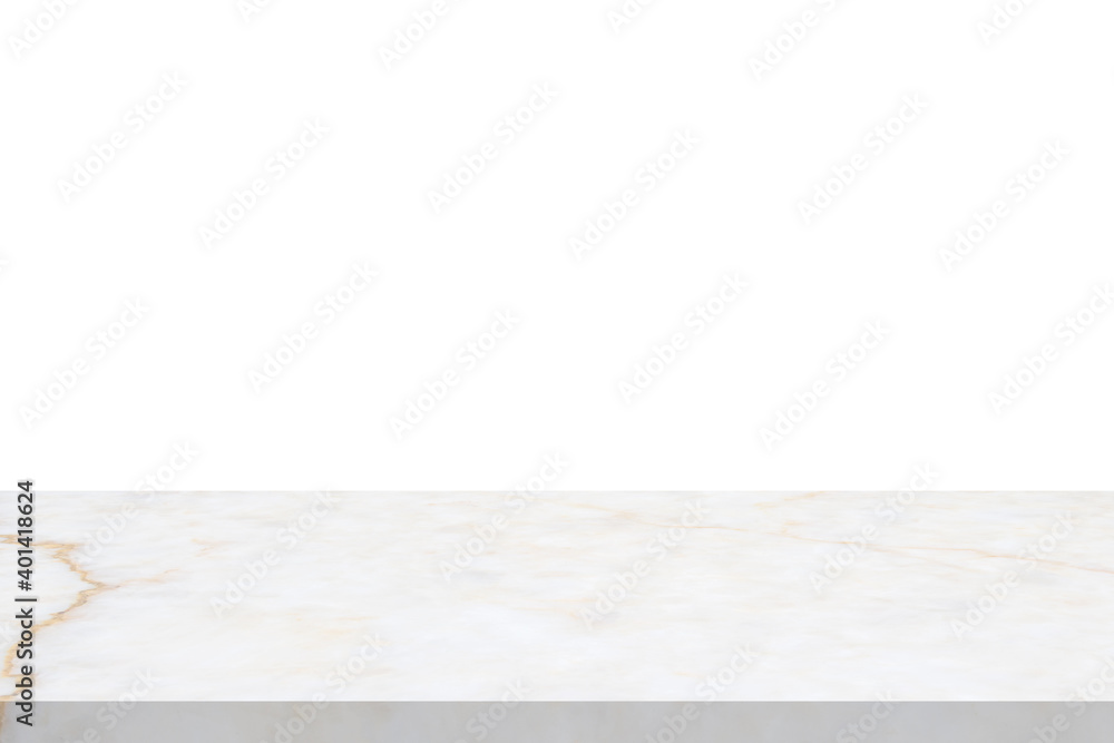 white marble stone table top isolated on white background for product display white marble stone table top isolated on white background for product display
