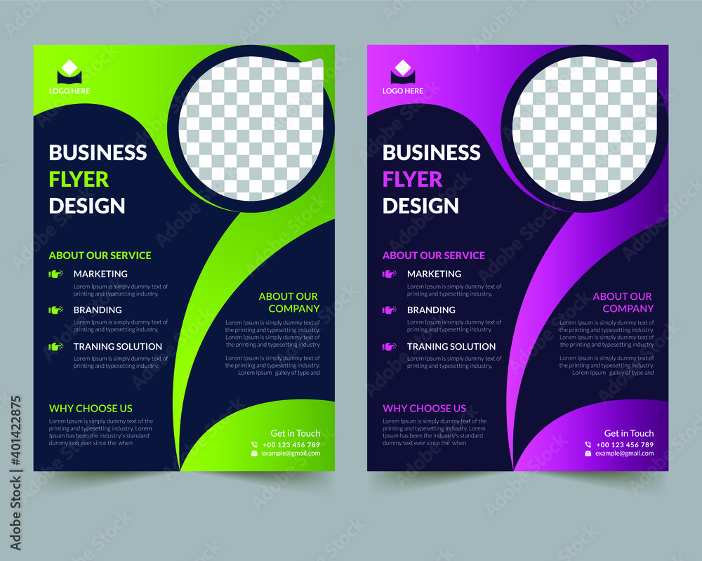 business flyer design template background business flyer design template background