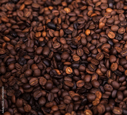 Coffee beans background © Sanja