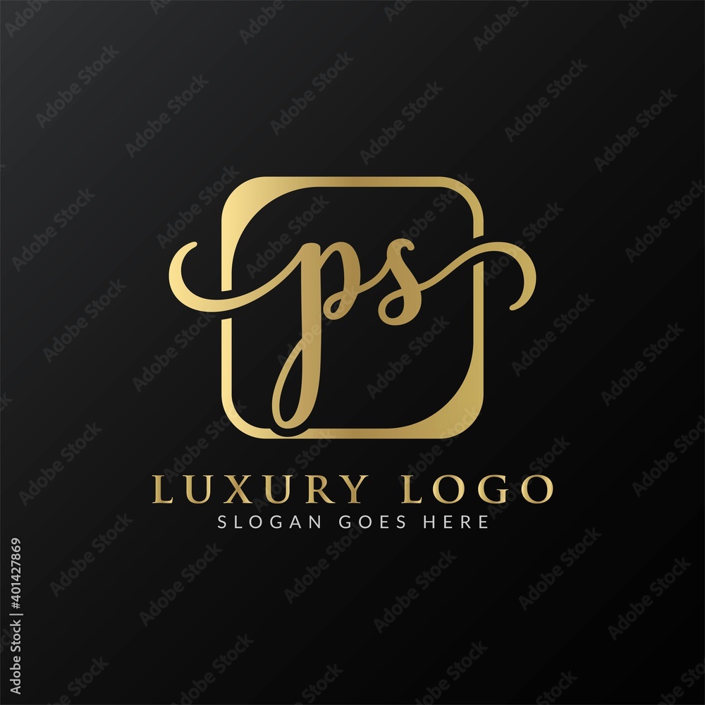 Initial PS Letter Logo Design Modern Typography Vector Template. Creative Luxury PS Logo Vector. Initial PS Letter Logo Design Modern Typography Vector Template. Creative Luxury PS Logo Vector.