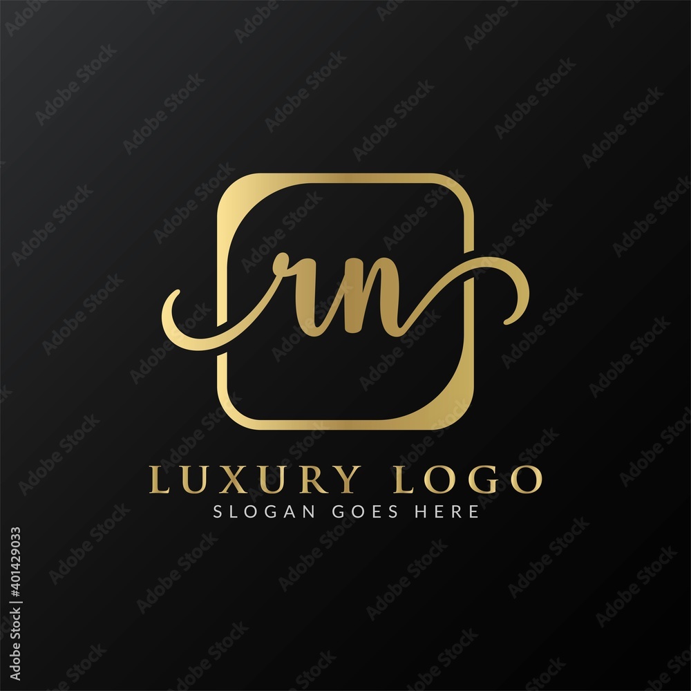Initial rn letter Logo Design Modern Typography Vector Template. Creative Luxury letter rn logo design. Initial rn letter Logo Design Modern Typography Vector Template. Creative Luxury letter rn logo design.