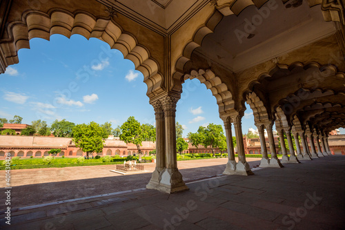 Architecture of Agra fort  Uttar Pradesh India