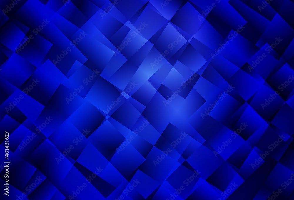 Dark BLUE vector background in polygonal style. Dark BLUE vector background in polygonal style.