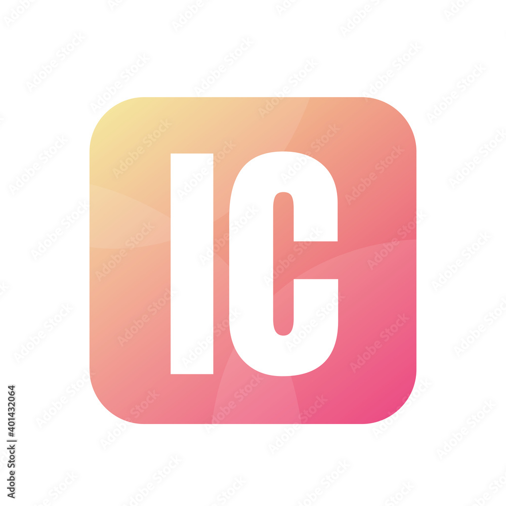 IC Letter Logo Design With Simple style IC Letter Logo Design With Simple style