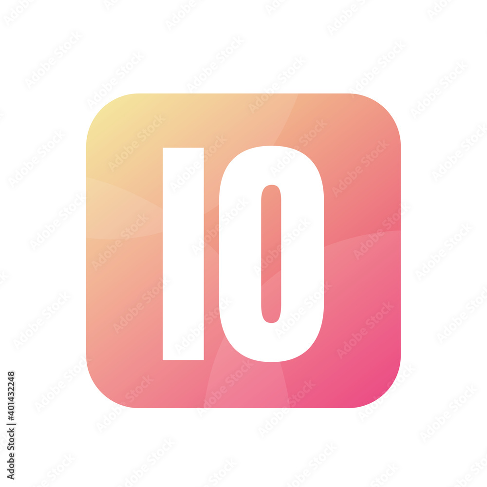 IO Letter Logo Design With Simple style IO Letter Logo Design With Simple style