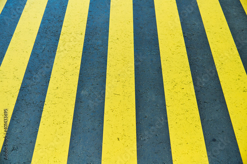 yellow crosswalk