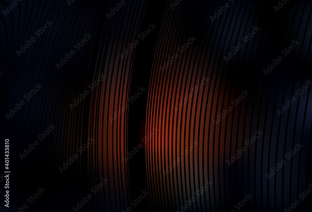 Dark Red vector pattern with bent lines. Dark Red vector pattern with bent lines.