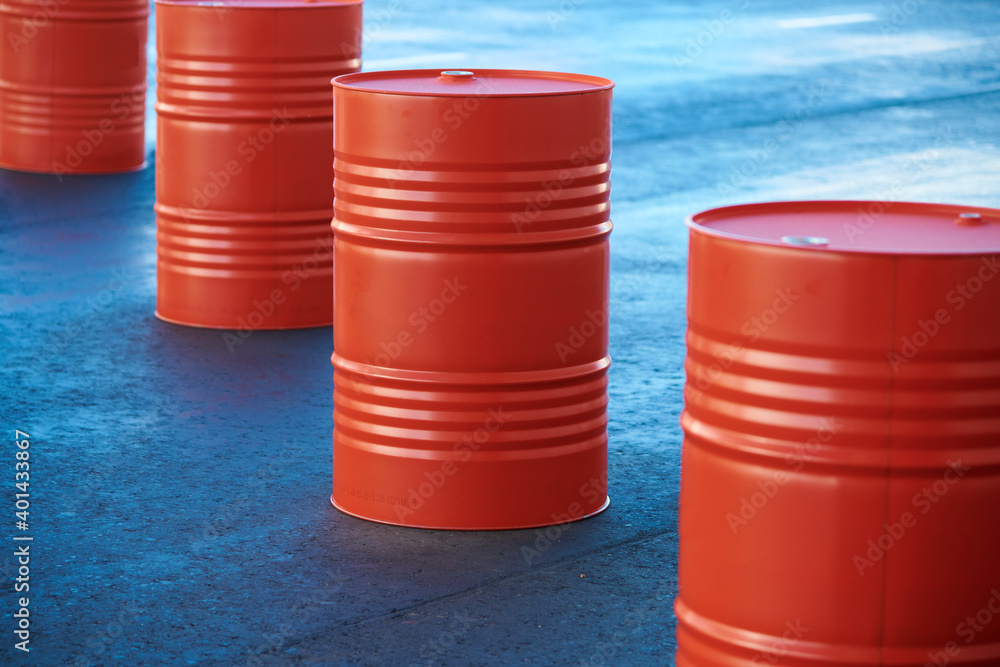 red metal oil barrels red metal oil barrels