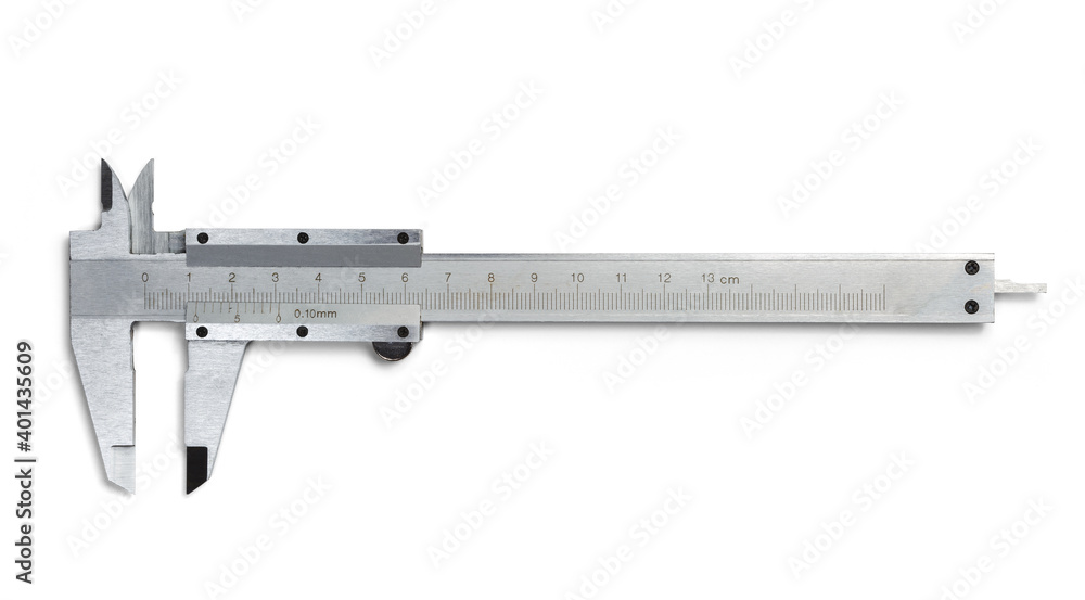 Vernier Caliper isolated on white background. Clipping path included Vernier Caliper isolated on white background. Clipping path included