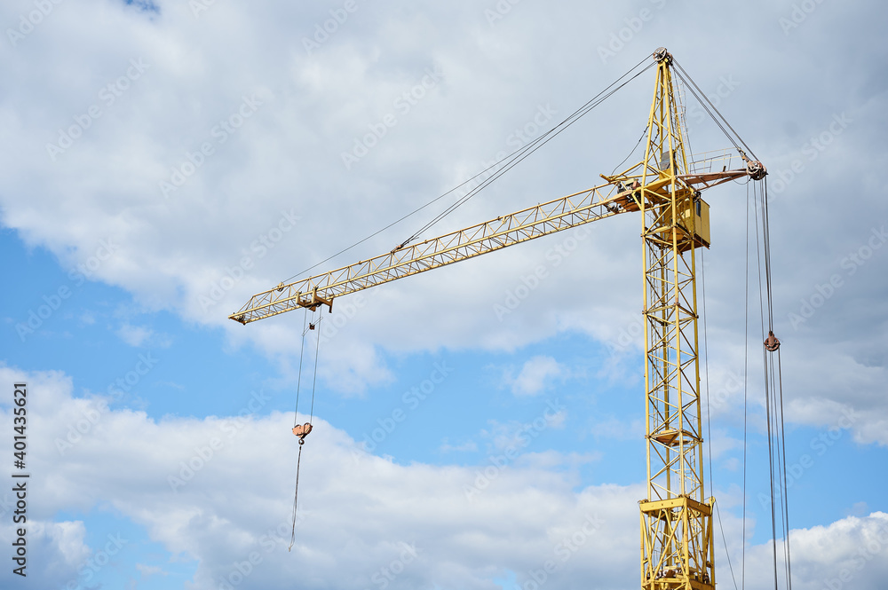 construction crane against sky construction crane against sky