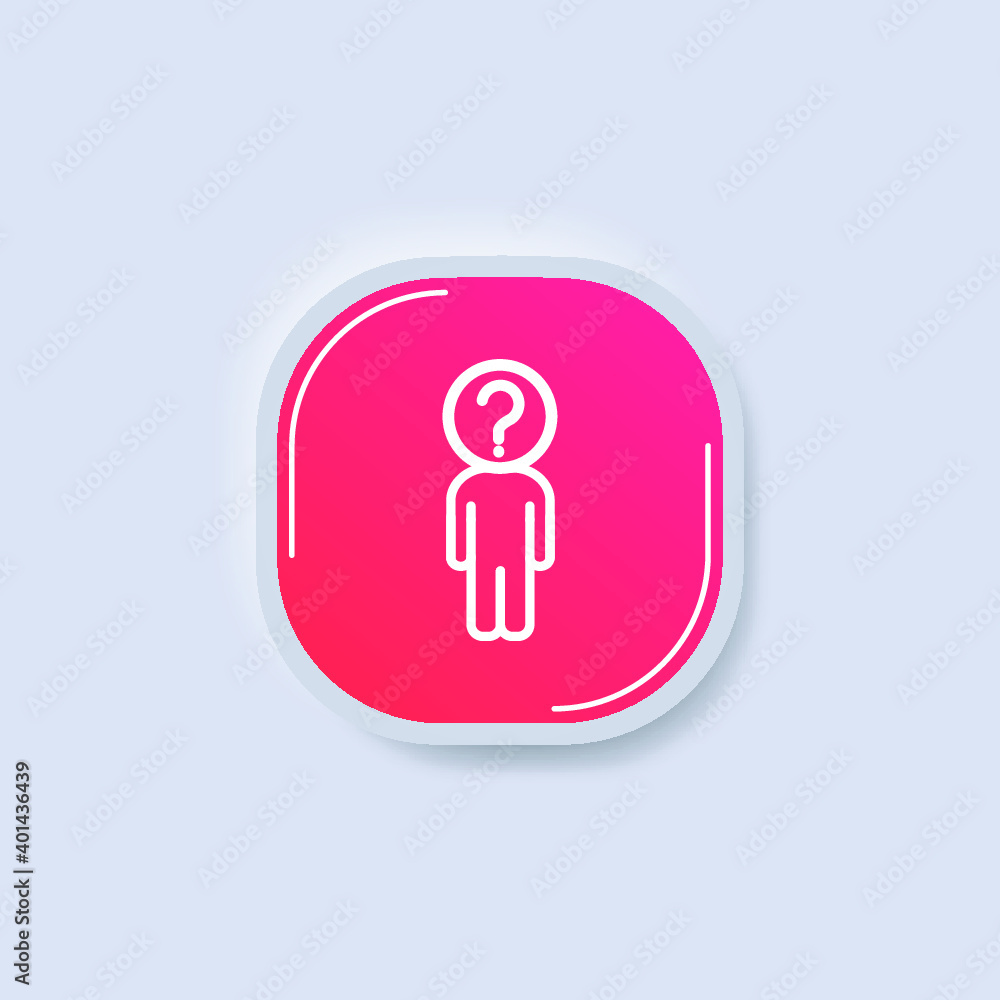 Problemicon illustration isolated on grey background Problemicon illustration isolated on grey background