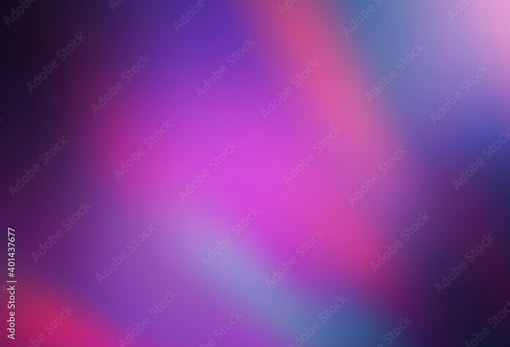 Light Purple, Pink vector blurred template.
