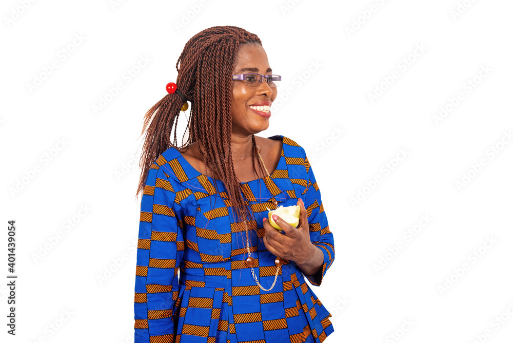 beautiful adult businesswoman holding fresh apple beautiful adult businesswoman holding fresh apple