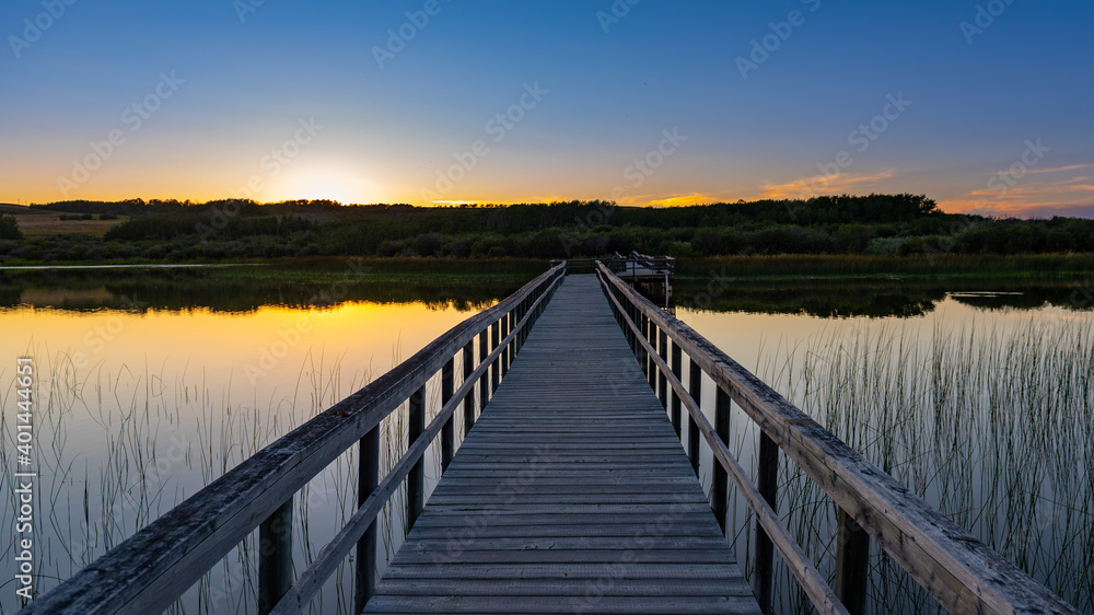 Prairie Lake at Sunset Prairie Lake at Sunset