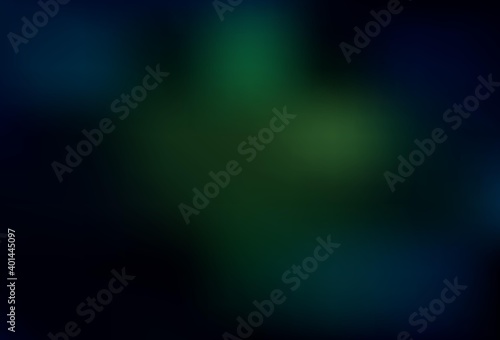 Dark Green, Yellow vector blurred bright pattern.
