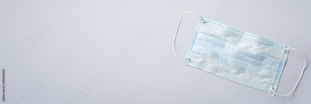 Medical disposable mask for protection. Surgical mask. Medical disposable mask for protection. Surgical mask.