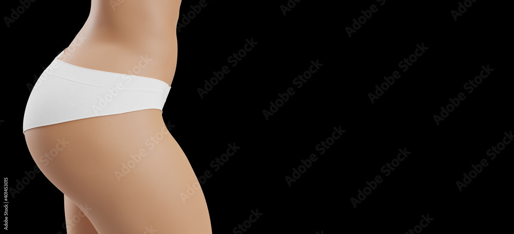 © PixlMakr - Slim tanned woman's body © PixlMakr - Slim tanned woman's body
