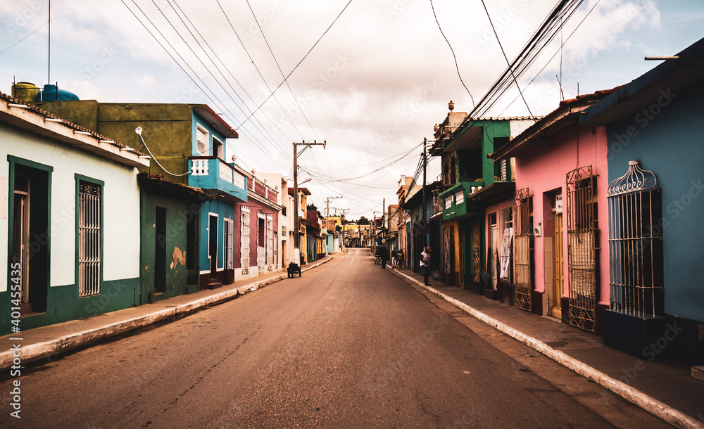 sunset in trinidad, Cuba