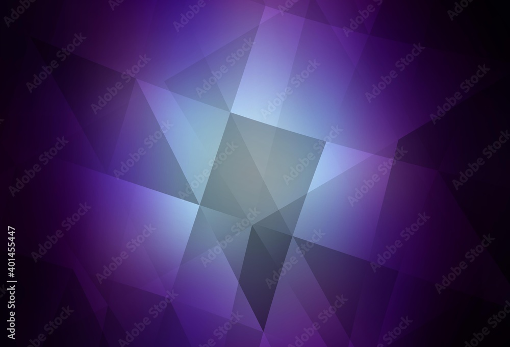 Dark Pink, Blue vector shining triangular backdrop. Dark Pink, Blue vector shining triangular backdrop.