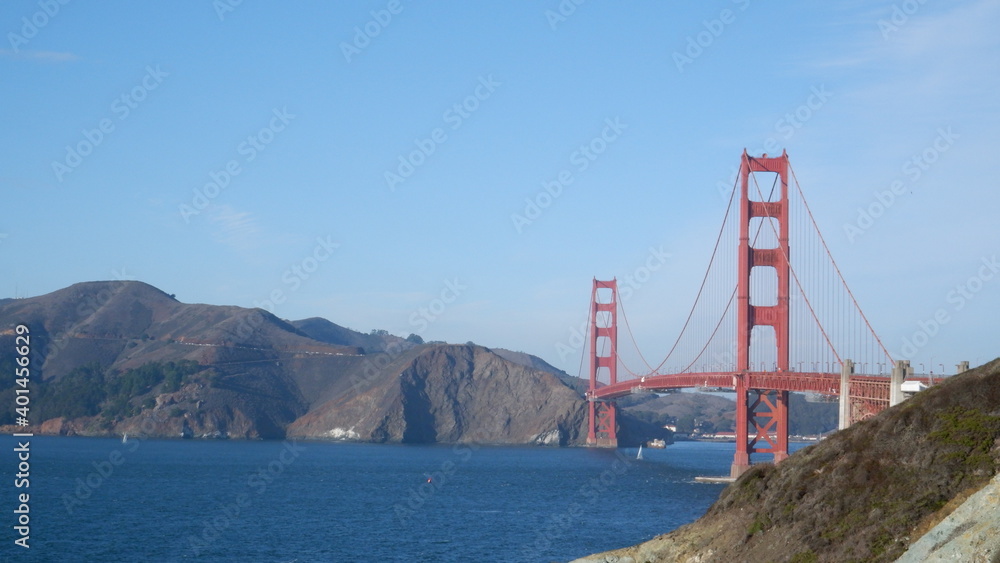 Fototapeta premium Golden state bridge