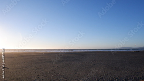 Sunset view in the beach