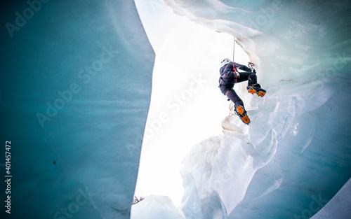 ice rock climbing