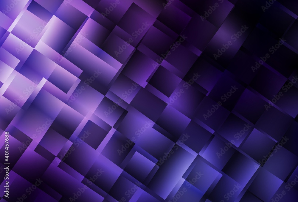Dark Purple vector background with rectangles. Dark Purple vector background with rectangles.