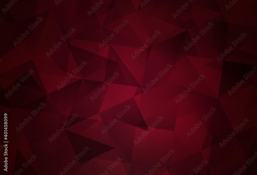 Obraz premium Dark Purple vector abstract polygonal template.
