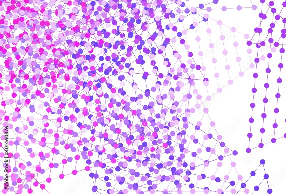 Light Pink vector layout with circles, lines. Light Pink vector layout with circles, lines.