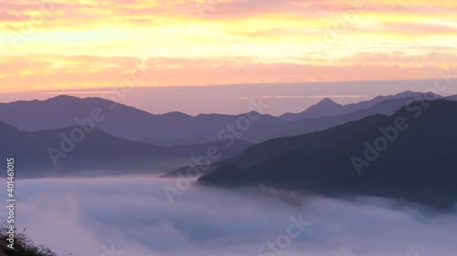 曽爾村　雲海　朝焼け　2020年秋