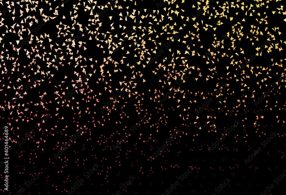 Dark Red, Yellow vector pattern with polygonal style. Dark Red, Yellow vector pattern with polygonal style.