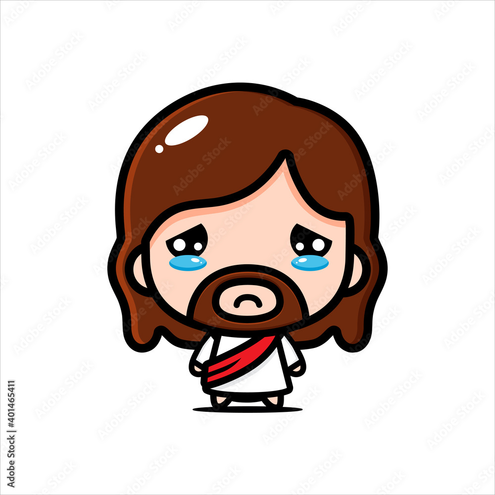 jesus character vector design