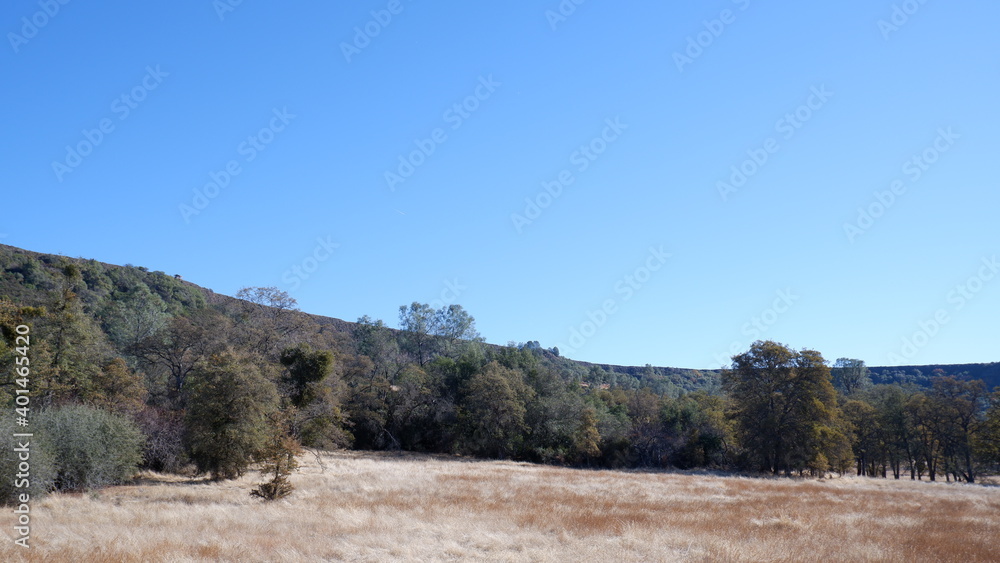 Mountains, rocks and trees