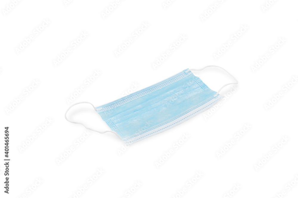 Medical protective mask coronavirus protection ,COVID-19 isolated on a white background Medical protective mask coronavirus protection ,COVID-19 isolated on a white background