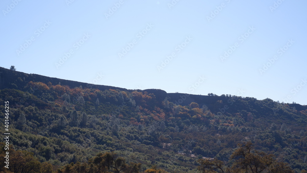 Fototapeta premium Mountains, rocks and trees