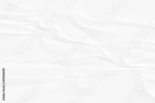 crumpled white paper background close up