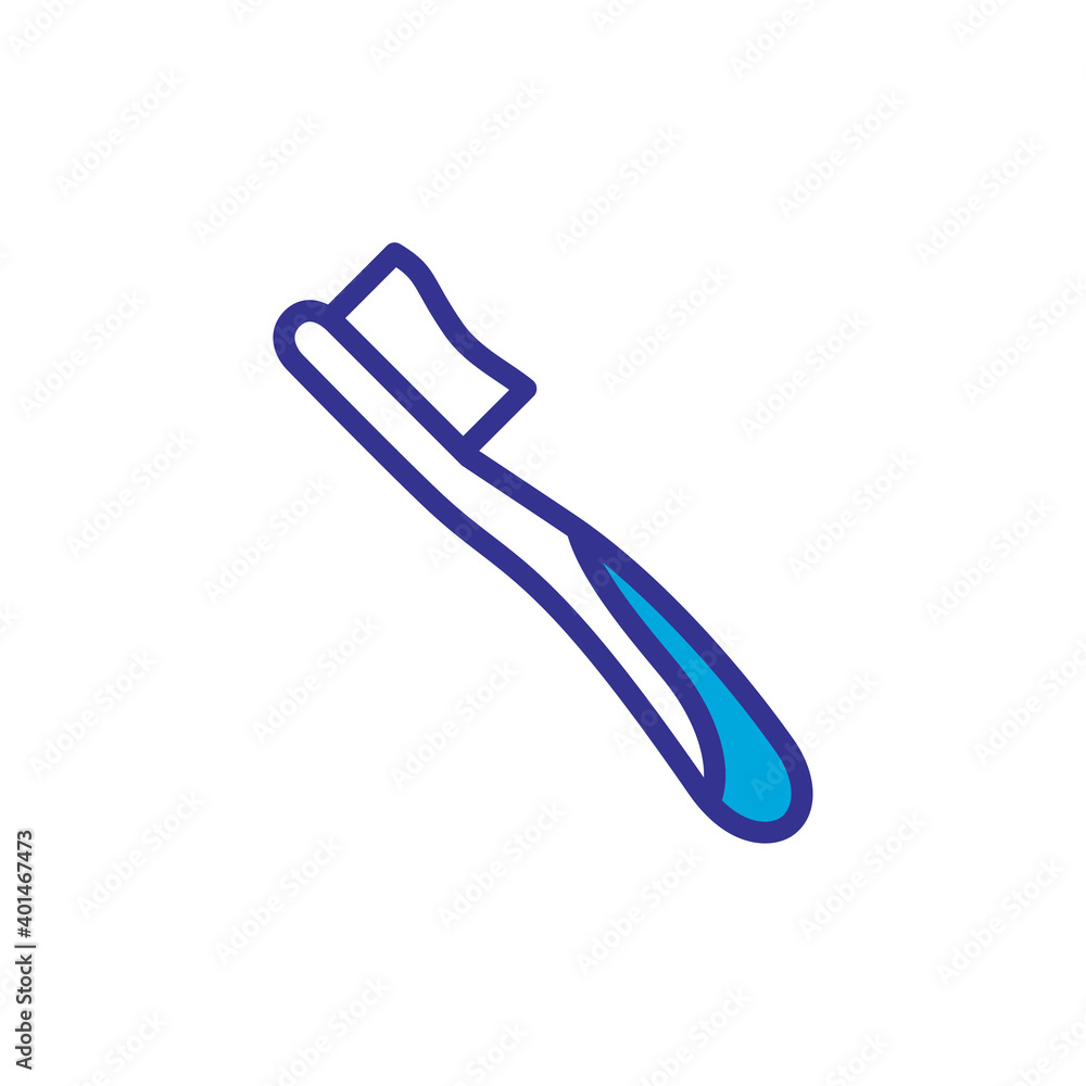 toothbrush icon, vector, design trendy toothbrush icon, vector, design trendy