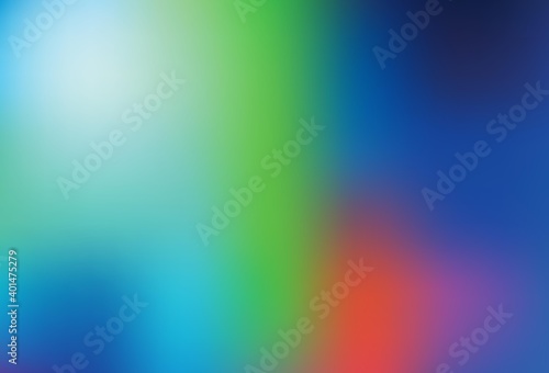 Light Blue, Green vector blurred shine abstract background.