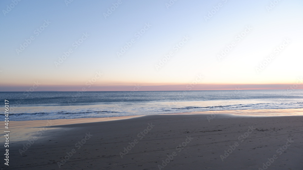 Fototapeta premium Sunset view in Malibu Beach