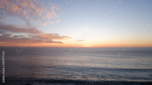 Pacific ocean and sunset
