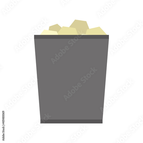 Isolated trash icon vector design